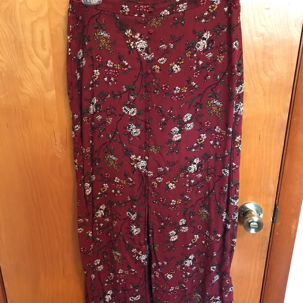 Long Floral Skirt